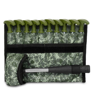 Zestaw szpilek namiotowych z młotkiem Delphin FIXT C2G / 10 szt., 20cm