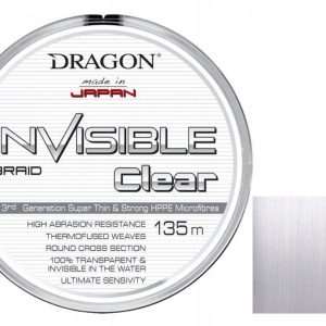 Dragon Invisible CLEAR 0.12mm 10,60kg 135m Biała Plecionka Spinningowa Dragon PDF-41-10-312