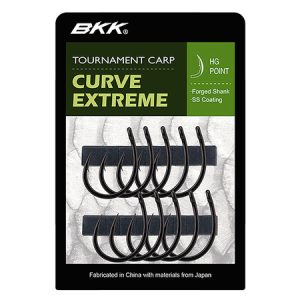 BKK CURVE EXTREME rozm 4 10szt Haczyki Karpiowe BKK A-BC-0531