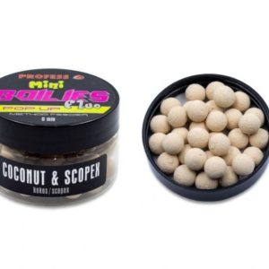 Kulki METHOD FEEDER POP UP FLUO – COCOUNT & SCOPEX 8 mm (kokos i scopex)