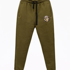 SPODNIE DRESOWE KHAKI LOGO KARPIOWA CHATA S TLETUR